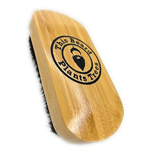 Big Boar Bristle Beard Brush from Green Beard Grmng - Boar Bristle & Bamboo