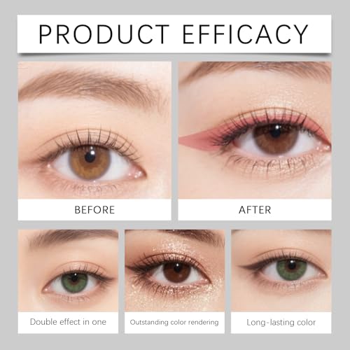 2-in-1 Eyeshadow Stick & Eyeliner Duo, Waterproof
