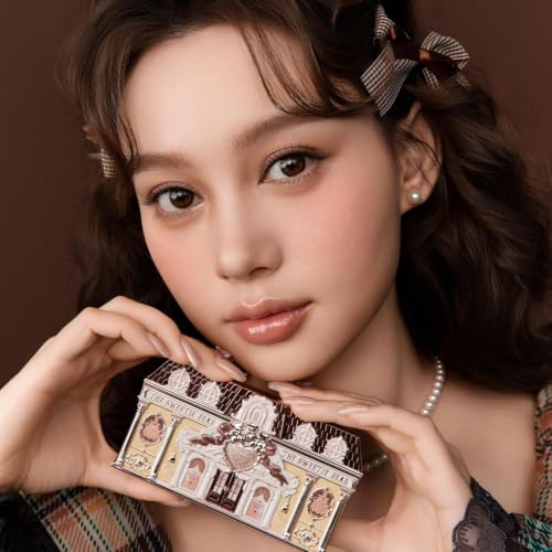 Flower Knows 6-Color Warm Caramel Brown Makeup Palette - Soft Glam & Daily Wear