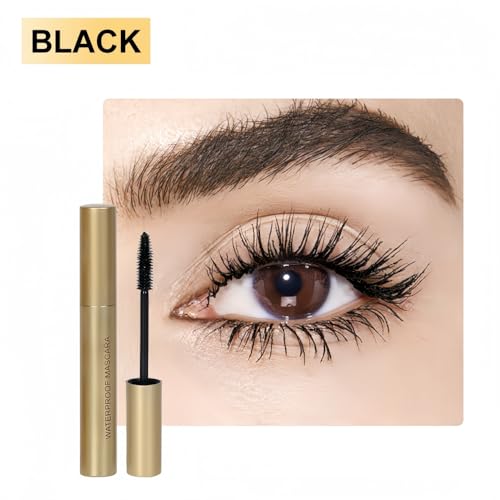 Black Waterproof Mascara - Volume & Length, Smudge-Proof