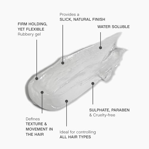 KEVIN.MURPHY SUPER.GOO - Sculpting Rubbery Gel - For All Hair Types - Curl Enhancer - Natural Finish & Firm Hold Hair Gel - Water Soluble - Paraben Free - 100 g / 3.5oz