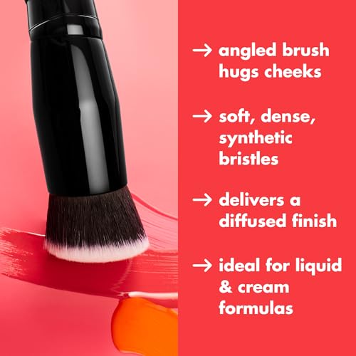 e.l.f. Camo Liquid Blush Brush - Angled Blush Applicator