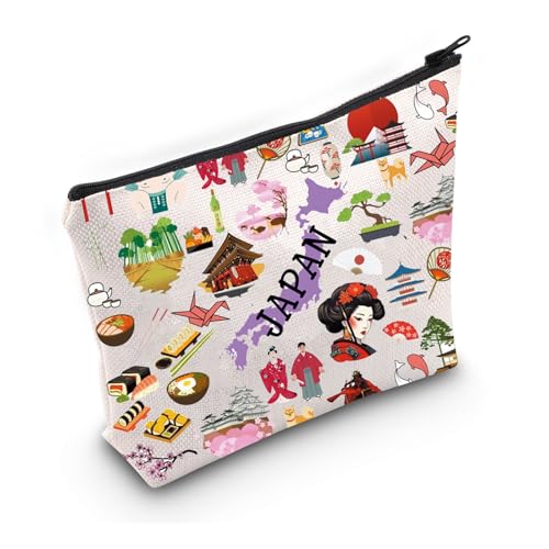 PWHAOO Japan Icons M Makeup Bag – Travel Cosmetic Case Gift