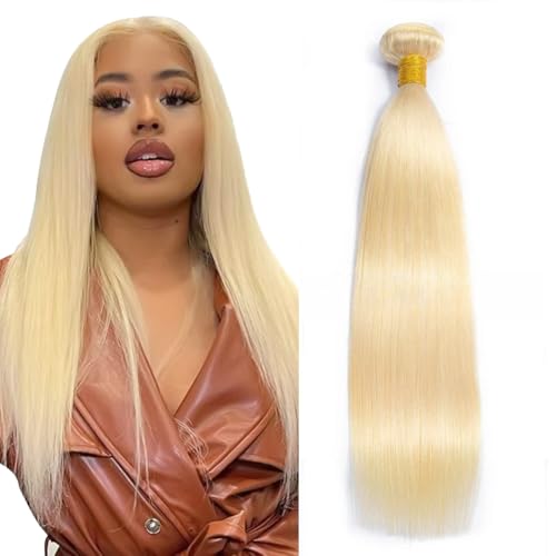 Freiuoke 613 Blonde Straight Hair Bundle - 16 Inch Virgin Hair