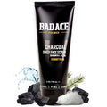 BAD ACE Daily Men's Charcoal Face Wash with Scrubs, Korean Exfoliating Face Wash - Premium Face Scrub for Men, Deep Cleansing Skin Care | Men's Facial Cleanser for Oily Skin & Normal Skin, 4 oz