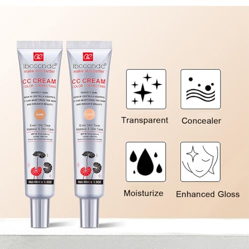 CC Cream with SPF 25 - Full Coverage Foundation, Light Shade 45ml