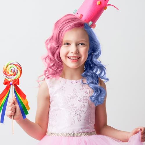 10 Color Hair Chalk Comb - Washable Temporary Hair Dye for Kids