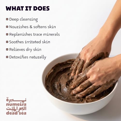 Dead Sea Mud Powder 1kg - Pure Mineral Clay for Face & Body
