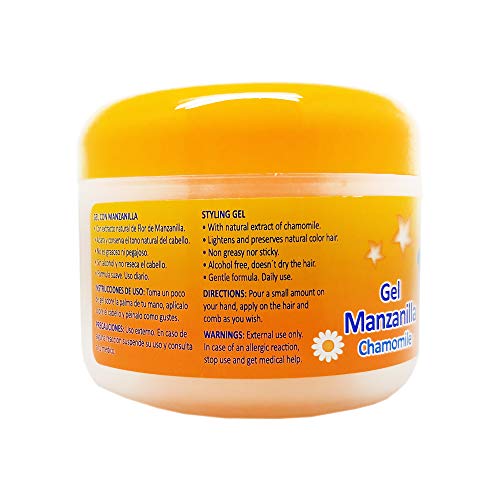 Ricitos de Oro Chamomile Hair Gel Alcohol-Free 4.05 oz