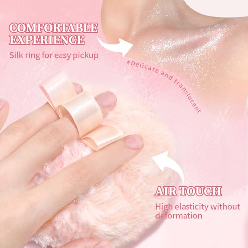 Noerrors Body Glitter Powder Puff Shimmer Highlighter Ball