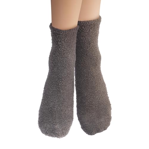 Earth Therapeutics Aloe Vera Infused Moisturizing Socks - 2 Pack (Gray/Black)