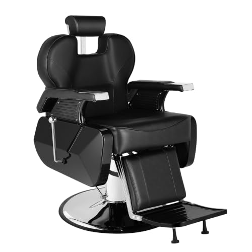 Professional Barber Chair Hydraulic Salon Reclining Heavy Duty