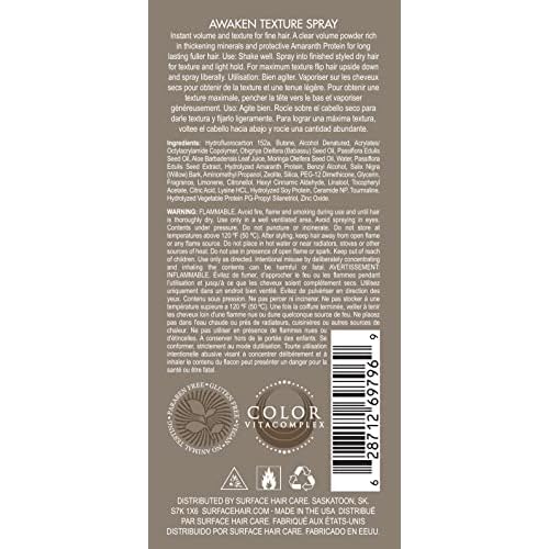 SURFACE Hair Awaken Texture Spray For Volumizing and Lifting Fine Hair, 4 fl. Oz.