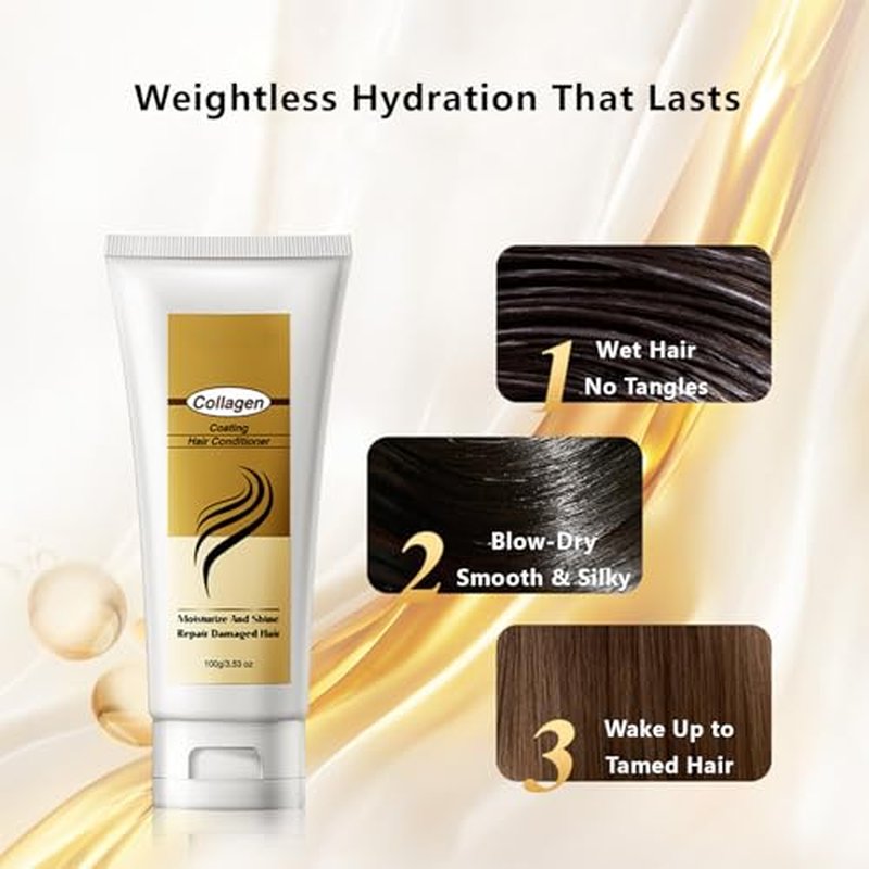 Collagen Hair Mask with Argan Oil - 3.5oz Intensive Treatment