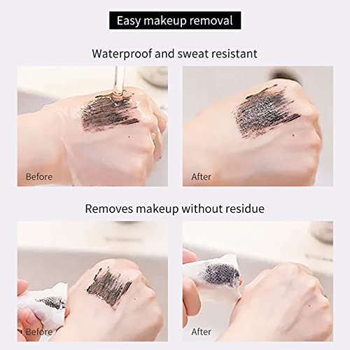 4D Silk Fiber Mascara and Eyeliner Set - Waterproof