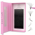 Cashmere Eyelash Extensions ? Classic, Easy Fan & Pro Bulk Lash Trays, Matte Black Individual Lashes