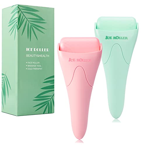 Ice Roller for Face & Body - 2 Pack Facial Massage Tool