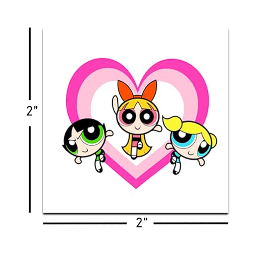 Powerpuff Girls Temporary Tattoos - 72 Pack Party Favors