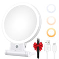 1X/30X Magnifying Makeup Mirror with Light, Rechargeable