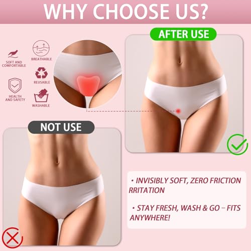 Camel Toe Concealer Pads - 5 Pack Invisible Adhesive Covers