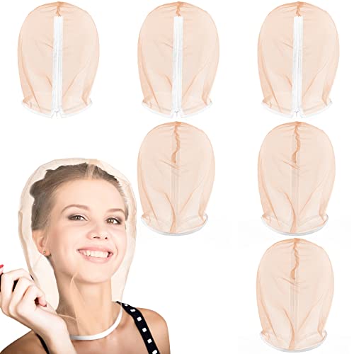 Makeup Protector Hood with Zipper - 6 Pack Washable Nylon