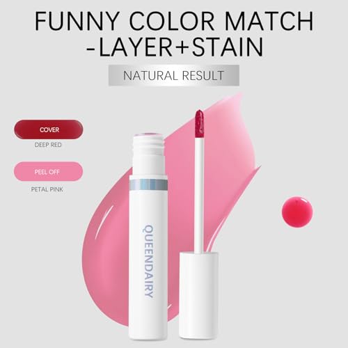 QueenDairy Kiss-Proof Liquid Lip Stain - 24H Waterproof Matte