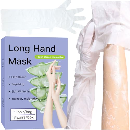Pumei Long Hydrating Hand Mask Gloves with Shea Butter - 3 Pairs