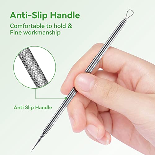 5-Piece Blackhead Remover Tool Kit - Pimple Popper Extractor Set