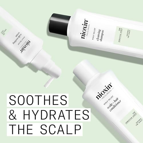 Nioxin Scalp Relief Hair Conditioner | Soothes, Hydrates, & Thickens Hair | For Sensitive, Dry, and Itchy Scalp | Made with Aloe Vera & Vitamin E