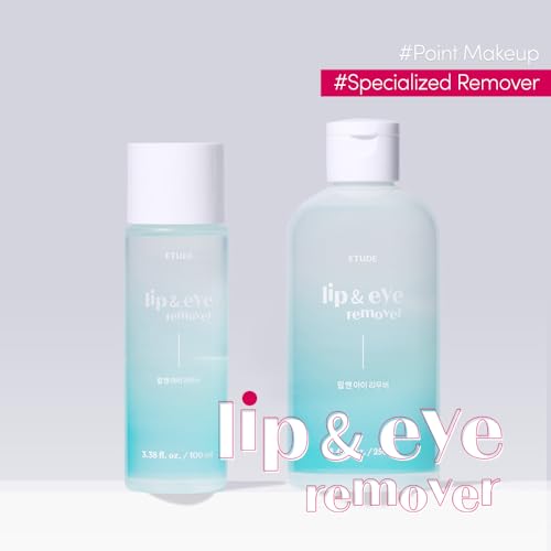 ETUDE Lip & Eye Remover 250ml - Waterproof Makeup Remover