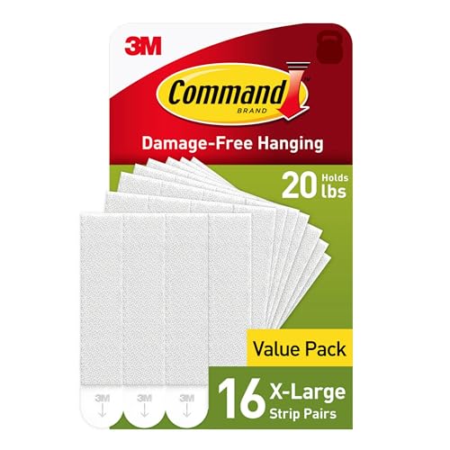 Command 20 lb X-Large Heavy Duty Picture Hanging Strips - 1 Pack