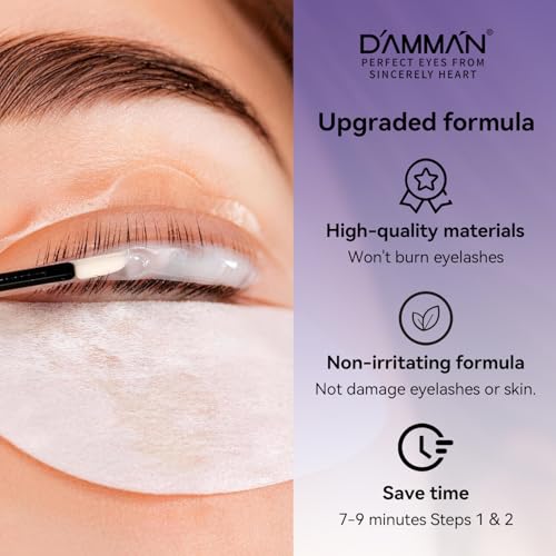 DAMMAN Lash Lifting Kit | Professional Eyelash Perm for Home