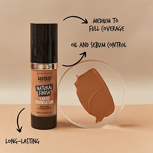 Kiss Liquid Foundation - Lightweight Hydrating Velvet Finish