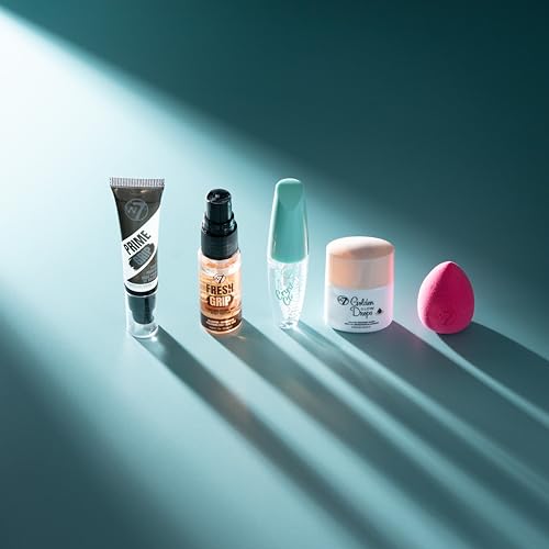 W7 On the Go Essentials Set - Mini Makeup Kit with Primer, Mascara & Bronzer
