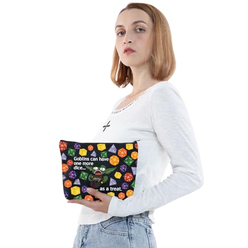 JNIAP Waterproof Makeup Bag for RPG Gamers - Dice Game Gift Pouch