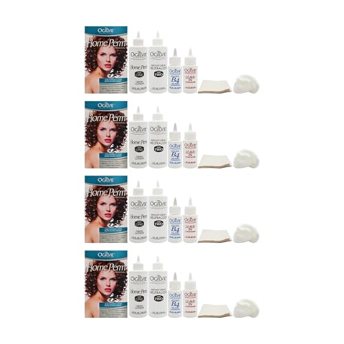 Ogilvie Salon Styles Home Perm Kit with Heat Activator for Women