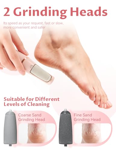 Electric Callus Remover for Soft, Smooth Feet - 2 Speed Foot File