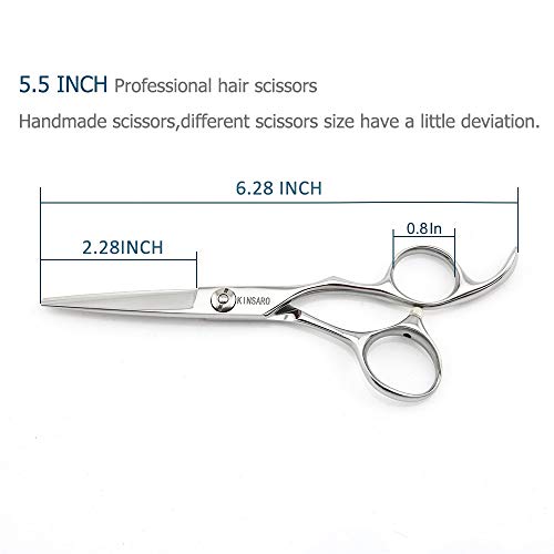 KINSARO 5.5" Professional Barber Hair Scissors 440C