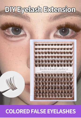 Brown Lash Clusters 144pc 8-16mm DIY Extensions