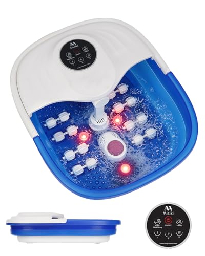 Collapsible Foot Spa Bath with Heat & Remote Control - 16 Massage Rollers