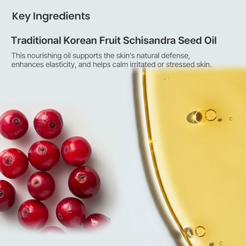 AVEA Pore Cleansing Oil to Milk - Traditional Korean Schisandra Seed Oil | Madecassoside & Asiaticoside | Gentle Hydrating Cleanser for Refining & Smoothing - 3.38 fl oz / 100ml