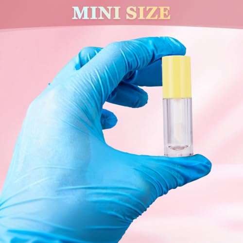 12pcs 2.5ml Clear Lip Gloss Tubes with Wand & Syringes