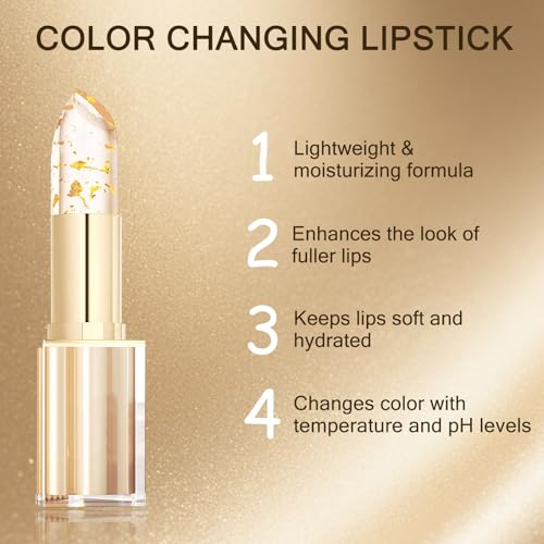 pH Color Changing Lipstick - Transfer-Proof Long-Lasting
