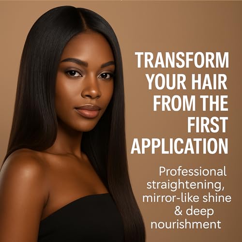 Kachita Spell Brazilian Keratin Hair Straightening Treatment - Salon & Home Use, Long-Lasting Frizz Control & Shine