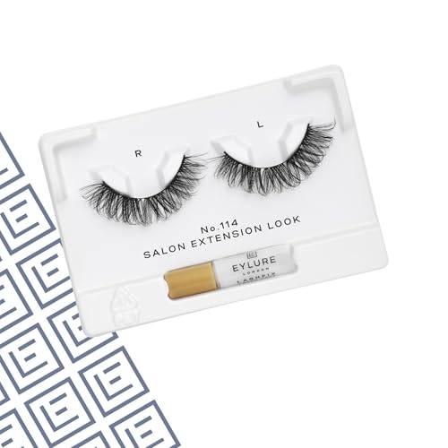 Eylure No. 114 Salon Extension False Eyelashes – Volume Curl
