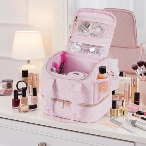 Nail Polish Organizer Case for 30 Bottles | Waterproof Nail Tech Bag