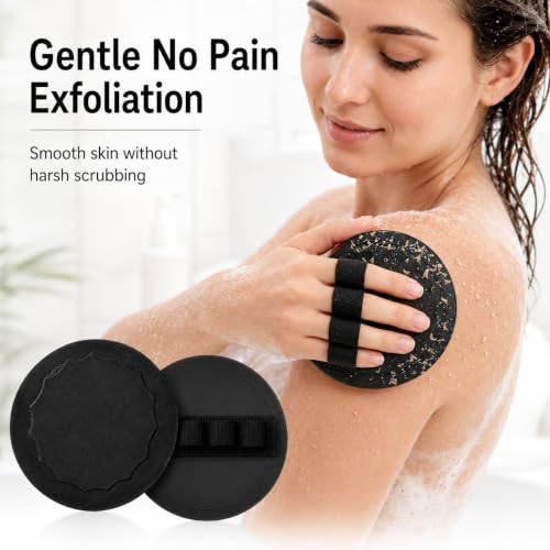 Exfoliating Bath Gloves 4-Pack | Dual-Sided Body Scrubber