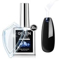Gellen Blue Diamond Gel Top Coat 20ml - No-Wipe High Gloss UV Finish (Blue Diamond)