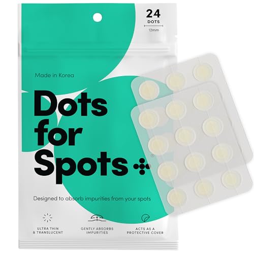 Dots for Spots Translucent Hydrocolloid Acne Patches 24 Count — Original Round Dots for Spots