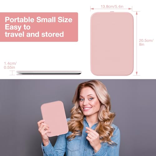 Kintion LED Travel Makeup Mirror, 60 Lights, 3-Color Dimmable